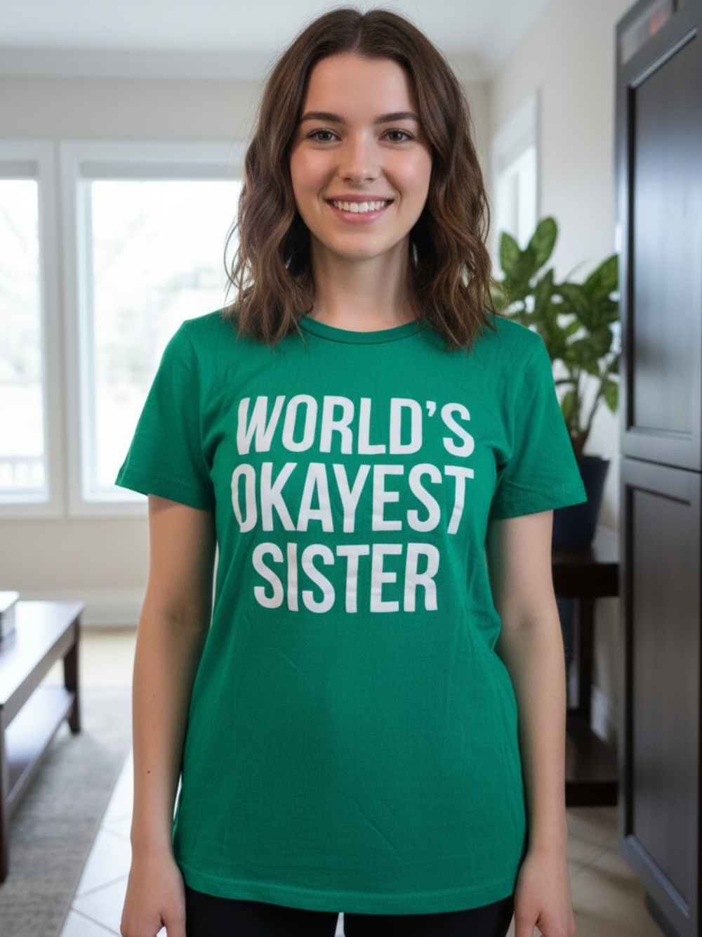 Crazy Dog T-Shirts Green Graphic Logo Tee